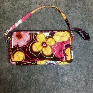 Vera Bradley Knot Just a Clutch Purse in the Retired Buttercup Pattern